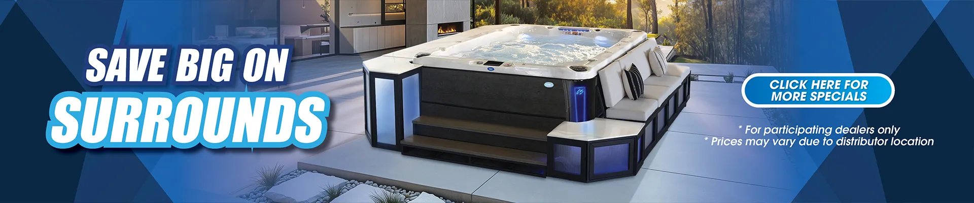 Calspas hot tub being used in a family setting - Mena